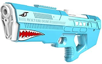 Tbest Elektrische Wasserpistolen, Elektrische Wasserpistole Hai Im Freien Schwimmbad Strand Wasserspielzeug Wasserblaster Pistole Spielzeug für Erwachsene