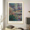 GOSRD Moderne Wandkunstdrucke, Claude Monet, französische Impressionisten, Ausstellungswandkunst, abstrakte Vintage-Poster, Kunstwandbilder, 70 x 100 cm, ohne Rahmen