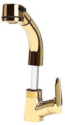 Grifo De Baño Extractible, Grifo De Lavabo, Ducha Fregadero De Cocina, Ducha Adaptable En Grifo, Se Puede Estirar, Levantar, Girar 360°