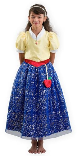 PRETEND TO BEE Princess Dresses, Ages 7-8, Dress Up Costumes for Kids, Cinderella, Rapunzel, Sleeping Beauty, Snow White, & The Little Mermaid