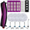 Eawfgtuw Juego de accesorios de repuesto para aspiradora Eureka J15 Pro para aspiradora Ultra, Cepillo principal, cepillo lateral, filtro, paño de fregona, bolsa para polvo (A)