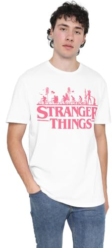 Stranger Things Unisex Strangers Things Season 1 Bike Ride Logo Unisex T Shirt T-Shirt (Pack of 1)