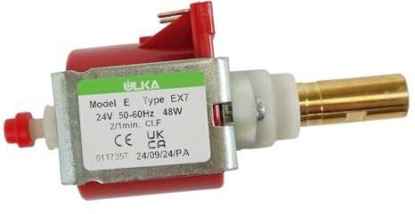 Distri+ - Pompa Ulka EX7 universale per macchina da caffè - 24 V - 48 W - 7 bar - 1000 cm3/min