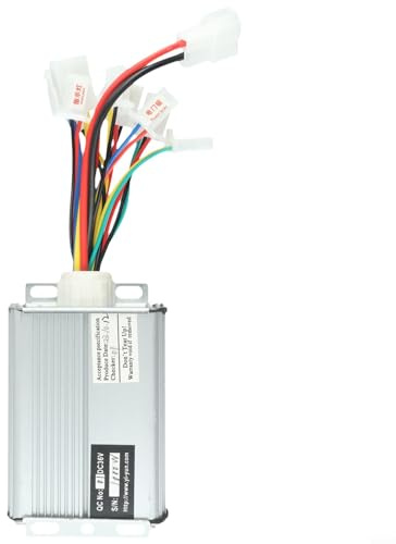 Yhenlovtt Elektrische Bürste für Roller, 36 V, 48 V, 1000 W, E-for Controller, Geschwindigkeit, Motorrad Plus mit Stahlgehäuse (36 V)