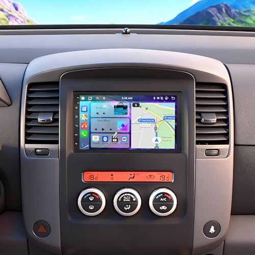 2+32G Android 13 Auto Radio Coche con CarPlay Android Auto para Nissan Navara D40 2007-2015, Pantalla táctil de 7 Pulgadas Autoradio Estéreo Reproductor con navegación GPS Mirror Link FM RDS SWC WiFi