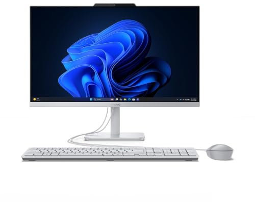 Lenovo A105 24 F0JS・All-in-One (Komplettlösung)・Neigbarer Ständer・Ryzen 5 40/2.8 GHz・RAM 8 GB・SSD 512 GB・NVMe・Radeon 610M・Bluetooth 5.2・Wi-Fi 6・WLAN: 802.11a/b/g/n/ac/ax・Bluetoot