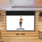 Melko Leinwand für Beamer, Heimkino, Büro, Projektoren, 300 x 169 cm, 121 Zoll, ideal für HD-TV mit Motor und Fernbedienung