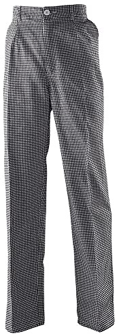 EXNER Herren-Koch-Hose, Bäcker-Hose, 100% Baumwolle, Farbe Pepita, Größe 38