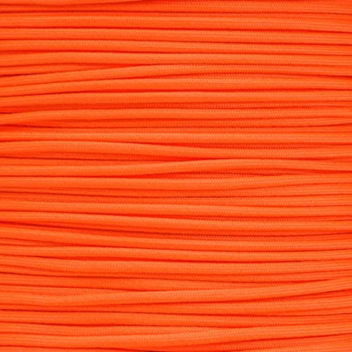 Paracord Planet Paracorde de couleur unie de 250 kg - 7 brins de type III - Corde en nylon pour tâches intérieures et extérieures - Orange (3 m)