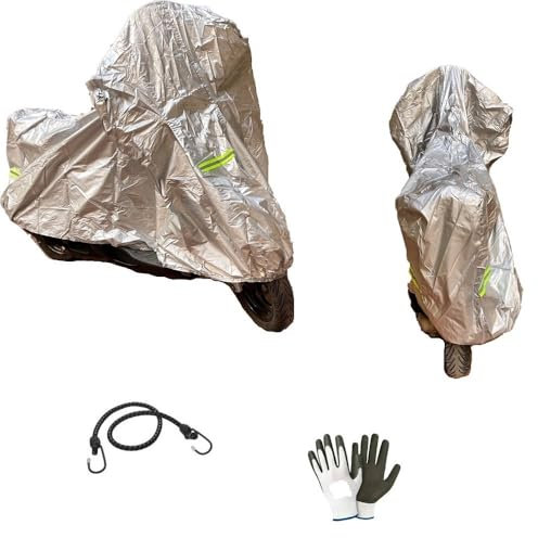 para Ducati Hypermotard 1100 S 2007-2009 Funda para Moto para Parabrisas y baúl de Nailon Impermeable Talla 295 x 105 x 127 cm Universal