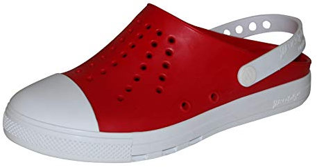 CALZURO professionelle Sanitär-Clogs OP Schuhe Arbeitsclog Berufsclog autoklavierbar Arbeitsschuhe rot (44/45 EU)