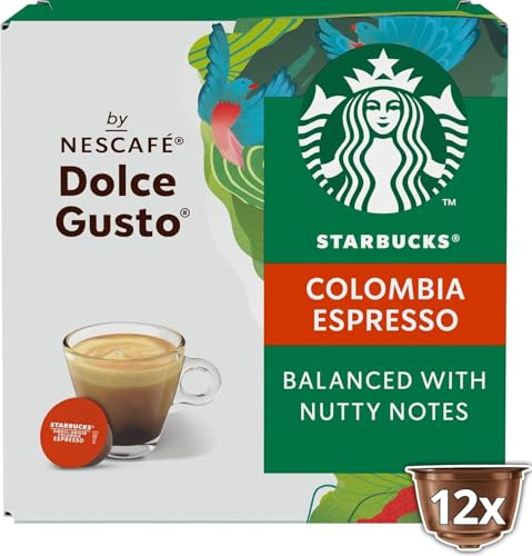 Nescafe Dolce Gusto Starbucks Colombia Espresso x 3 Boxes (36 Capsules) 36 Drinks