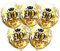 DIWULI Luftballons 90 Geburtstag - Set 5 Stück Gold Deko