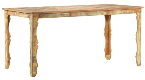 vidaXL Esstisch Küchentisch Esszimmertisch Tisch Holztisch Speisetisch Massivholztisch Esszimmer Küche 160x80x76cm Recyceltes Massivholz