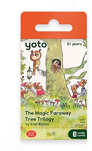 YOTO The Magic Faraway Tree Trilogy by Enid Blyton – 3 Kids Audio Cards for Use with Player & Mini All-in-1 Audio Device, Screen-Free Listening with Fun Playtime, Bedtime, Travel Stories, Ages 5+