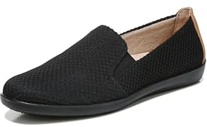 Life Stride Womens Next Level Sneaker Black/Black Fabric 6.5 M