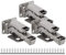 Oumefar Bisagras Puertas Cocina, Bisagra de ángulo Grande 165-180 Grados Bisagra de forma Especial para Oficinas(3 juegos) Hardwarehinge