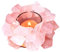 Photophore en cristal de quartz rose - Pierre brute - Bougeoir en cristal de quartz de guérison - Décoration d'intérieur - Pierre Reiki