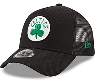 New Era Boston Celtics Cap NBA Basecap verstellbar Trucker Kappe Basketball schwarz - One-Size