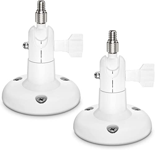 HOLACA Adjustment Wall Mount Holder Compatible With Google Nest Cam Batterry & Other Compatible Models ，1/4 Screw Camera Wall Mounts