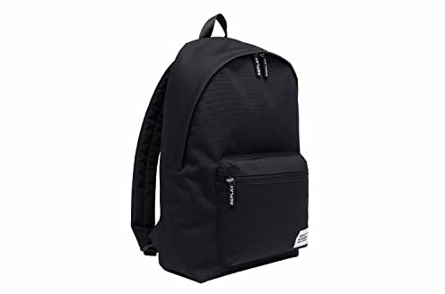 Replay Herren Rucksack Schule, Black 098 (Schwarz), Onesize
