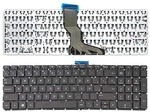 PORTATIL MOVIL - Teclado Compatible con HP Pavilion 250 G6 255 G6 256 G6 258 G6 (Intro PEQUEÑO) Teclas Recambio Keyboard Replacement Piezas Renovar Interior Laptop PC Computadora Fácil