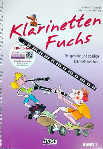 Klarinetten Fuchs Band 1 Online Material mit Musik-Bleistift