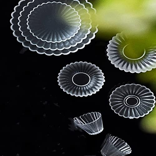 8 Stück Set 1:6 Miniatur Puppenhaus Geschirr Mini Teller Schüssel Tassen Set Puppenhaus Chrysanthemen Schüssel Geschirr Teller Set Mini Küchengeschirr für Barbies Puppe Essen Küche Zubehör Spielzeug