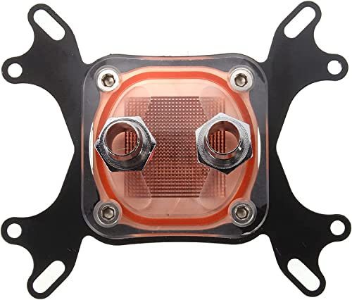 ABchat Water Cooling Computer CPU Block Head Copper Base Replacement for Intel CPU Block