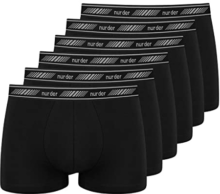 Nur Die 6er Pack Boxer Cotton 3D-Flex aus Baumwolle enge Boxershorts Bewegungsfreiheit Männer Unterhosen Herren