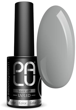PALU – UV Nagellack LED Hybridlack – Gel Nagellack UV SAFARI IN NAIROBI – Glatte Oberfläche – Hohe Pigmentierung – hält bis zu 3 Wochen – Professionelle Qualität Nageldesign – 11 g – NR9 – Grau