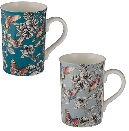 Price & Kensington Set of Two Hummingbird Mugs 300ml