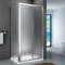 Yellowshop - SMART Box doccia 2 lati con apertura frontale scorrevole frontale e laterale fisso cm 110, 130, 150, 170 struttura In alluminio vetro Trasparente o Opaco 6mm, H 190 cm (cm 110x70 Opaco)