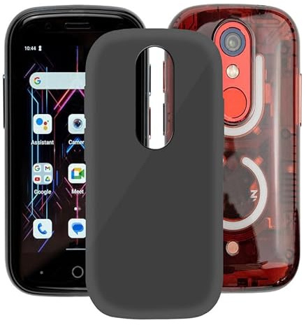 AQGG Custodia per Unihertz Jelly Star (3.00) Cover, Black Protettivo Sottile Morbido Silicone Custodia Protezioni Skin Bumper - Nero