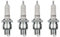 4x Zündkerze Zündkerzen Set 4 Stück passend für Zündapp C CS GTS Hercules Sachs Prima Kreidler Florett Flory Puch Maxi Simson MZ Mofa Moped Mokick