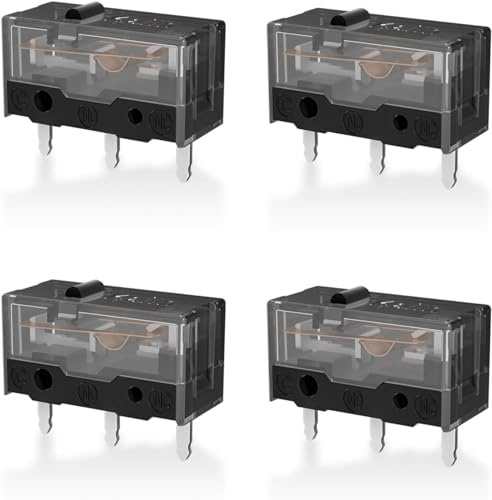 RUNJRX Kailh GM8.0 Mausschalter für Gaming -Maus, Maus -Mikroschalter (eisenhaltig, 4pcs)
