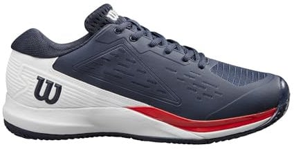 Wilson Rush Pro Ace Tennis Shoe for Clay Court, Men's, Size 11, Navy Blazer/White/Infrared