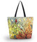 newplenty Strandtasche mit Reißverschluss, Einkaufstasche Faltbar, Große Wasserdichte Handtasche Damen Umhängetasche (Vögel)
