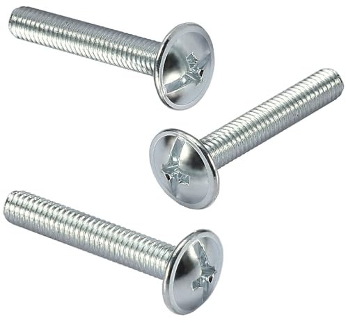 AMLOOPH M4 Door Knobs Cabinet Handles Screws, 12 Pack Kitchen Cabinet Door Handle Screws 30mm, M4 Bolts for Wardrobe Drawer Cupboard Handles, 30mm Fasteners for Cabinet & Cupboard Knobs