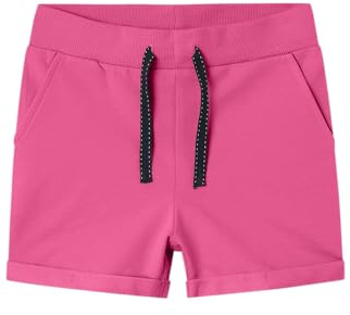 Name It Mädchen Nkfvolta SWE Shorts Unb F Noos, Carmine Rose, 140 EU