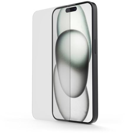 Hama Handy Schutzglas iPhone 16 Pro (Displayschutz ultraklar Anti-Fingerprint, Montagehilfe, Vollschutz 9H ultradünn, case-friendly, kratzfest, Displayschutzglas iPhone stoßfest)