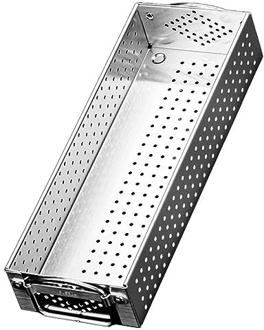 PRETYZOOM Estuche para Cubiertos Rectangular de 304 Acero Inoxidable Organizador Multifuncional de Utensilios Soporte para Palillos Drenaje para Cocina y