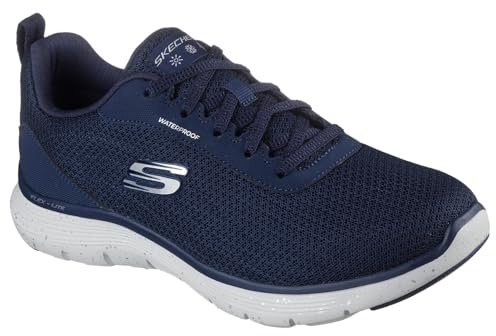 Skechers Damen Flex Appeal 5.0 Fresh Trek Sneaker, Blau, 38.5 EU