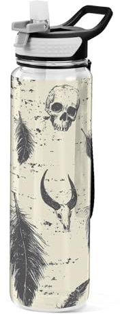 KLL Western Dream Catchers - Borraccia in plastica Tritan, leggera, 907 ml