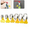 5pcs Hose Clamps with Plastic Handles for Various Pipe Sizes Easy to Use and Install (13-19mm)