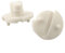 Yhenlovtt Refrigerator Clips For Dometic Caravan Motorhome Fridge Vent Winter Clips Converter Vent Latch DS295176600 Construction Beige Replacement Installation 2 Pieces