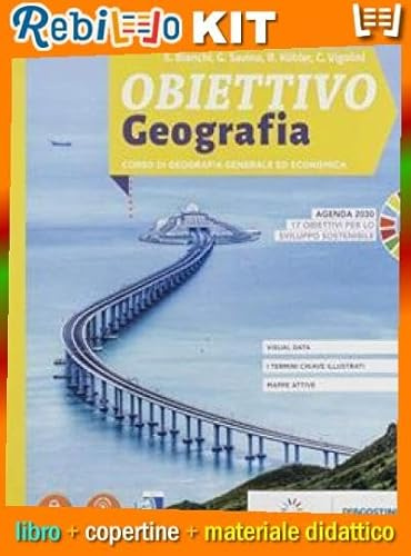 Rebillo GEOGRAFIA OGGETTIVA EDIZIONE GIALLA VOLUME + EBOOK Libro scolastico + Kit scolastico con