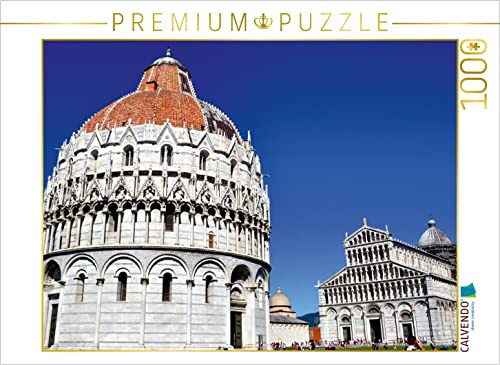 CALVENDO Puzzle EIN Motiv aus dem Kalender Pisa und der bekannteste schiefe Turm der Welt | 1000 Teile Lege-Größe 64 x 48 cm Foto-Puzzle für glückliche Stunden