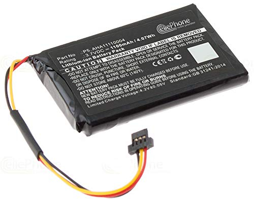 cellePhone Akku Li-Ion kompatibel mit Tomtom Go 510 520 WiFi 4FA50 (Ersatz für AHA11110004)
