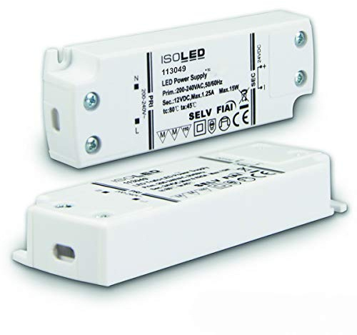 LED Trafo 12V/DC, 0-15W, ultraflach, SELV